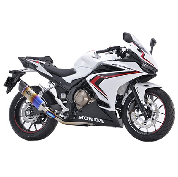 アールズギア r's gear フルエキゾースト リアルスペック シングル TypeS 16年以降 ホンダ CBR400R チチタンドラッグブルー RH41-01SD HD店