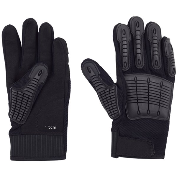 RLG-004S ルーキー ROOKIE ライディングメッシュグローブ 黒 Sサイズ RLG004BKS HD店