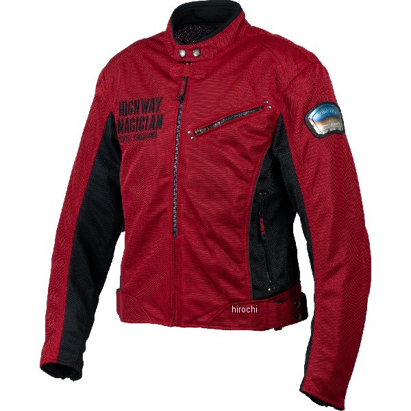 イエローコーン YeLLOW CORN 2024年春夏モデル メッシュ ジャケット 赤 Lサイズ YB-4101 HD店