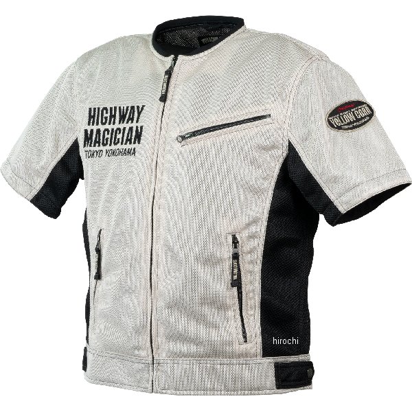 イエローコーン YeLLOW CORN 春夏モデル プロテクティブ メッシュTシャツ アイボリー 3LWサイズ YMT-01..