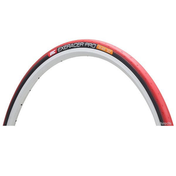 井上ゴム工業 IRC 車椅子用タイヤ EXERACER PROサイズ:25-540対応リムサイズ:24 x 1 3/8ビード:スチール1本売りカラー:レッドタイヤ形状の見直しによって接地面が10%拡大し、高いグリップ力を誇る前作からグリップ力がさらに15%アップ。ケーシングを60tpiから110tpiとした内部構造の進化は、摩耗性を36%向上、転がり抵抗を7%減少させることに成功した。抗菌ゴム使用。トップアスリートが認める車いす競技専用タイヤ。190673楽天 HD店