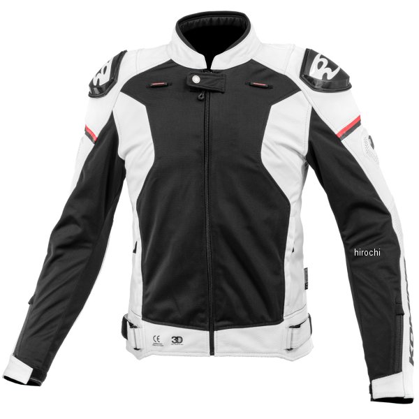 Men'S - 【メーカー在庫あり】 コミネ KOMINE 春夏モデル レザーメッシュ Rスペックジャケット 白 2XLサイズ JK-167 HD店