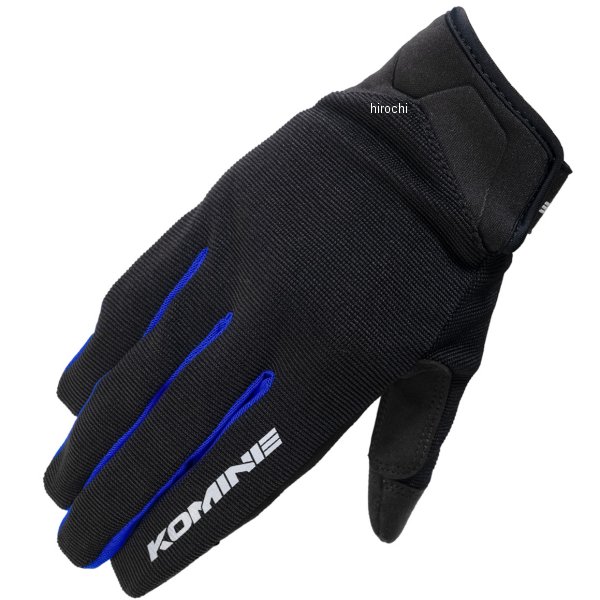 コミネ KOMINE 2024年春夏モデル ライドメッシュグローブ アレシア ブラックブルー Lサイズ GK-1683 HD店