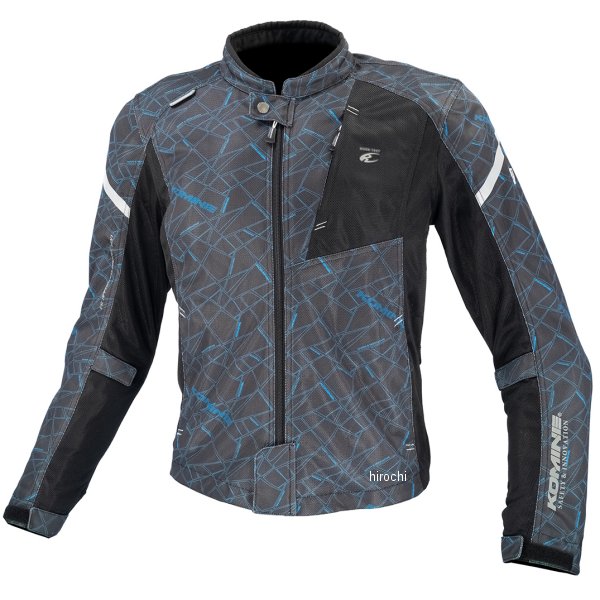 【メーカー在庫あり】 コミネ KOMINE 春夏モデル プロテクトフルメッシュジャケット クラッシュブルー..