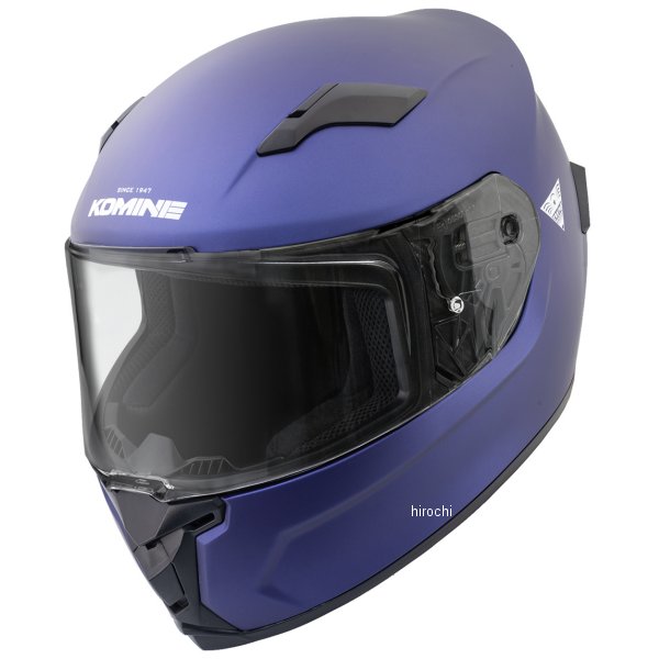 コミネ KOMINE FL フルフェイスヘルメットサイズ:Lカラー:マットメタルブルーSG規格認証内装着脱可能偽造防止4Dラベル【仕様説明】高品質ABSシェルを採用し、高強度を実現したエントリーモデルのフルフェイスヘルメットです。国際特許取得のドイツFIDLOCK社製マグネットバックルを日本メーカーとして初めて顎紐に採用し、十分な強度を持ちながら顎紐脱着をワンタッチで実現。【規格】SG/PSC【届出事業者】株式会社コミネ【検査機関】一般財団法人日本車両検査協会HK-170楽天 HD店　