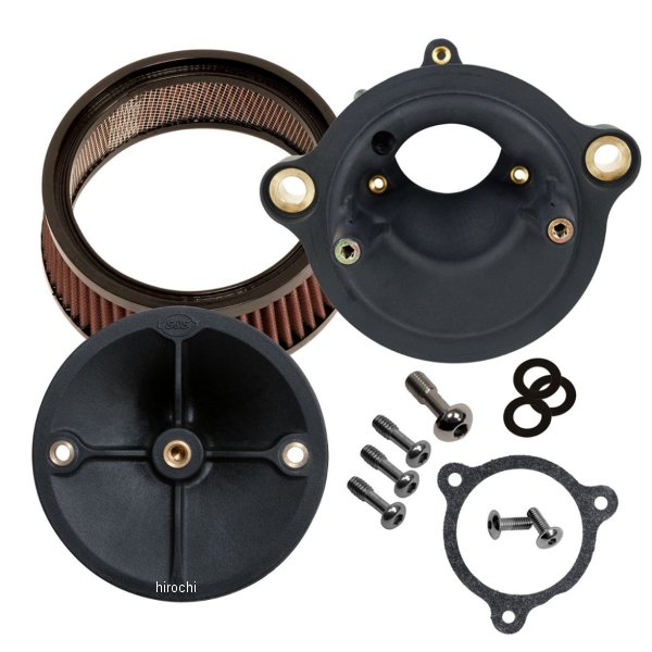 【メーカー在庫あり】 S&Sサイクル S&S Cycle ステルス エアクリーナーキット カバーなし 23年-24年 CVOファミリー 170-0803 HD店