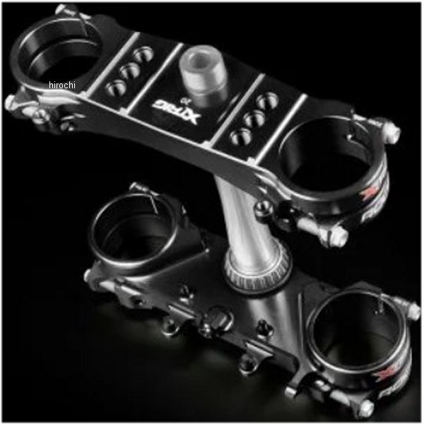 テクニクス Technix XTRIG トリプルクランプキット ROCS TECH 23年以降 ハスクバーナ TC125 オフセット=22 ブラック 40501005 HD店