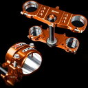 テクニクス Technix XTRIG トリプルクランプキット ROCS PRO 03年-22年 KTM SX125 オフセット=20-22 オレンジ 4050...