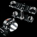 テクニクス Technix XTRIG トリプルクランプキットT ROCS PRO 14年-22年 ハスクバーナ TC125 オフセット=20-22 ブラック ...