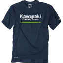 【USA在庫あり】 ファクトリーFX FACTORY EFFEX Tシャツ KAWASAKI STRIPES ネイビー 2XLサイズ 3030-17368 HD店