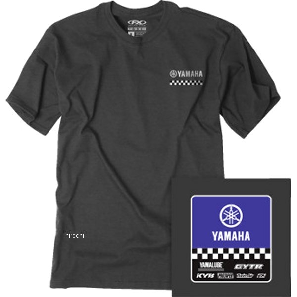 【USA在庫あり】 ファクトリーFX FACTORY EFFEX Tシャツ YAMAHA STARTING LINE ヘザーチャコール Mサイズ 3030-23971 HD店