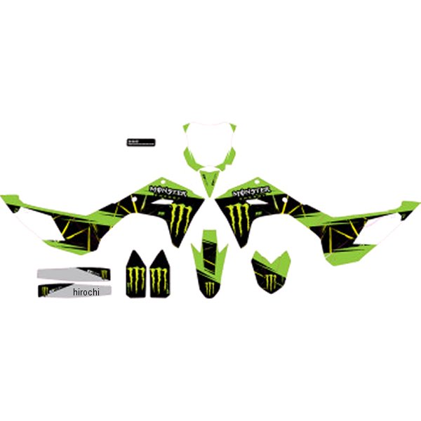 【USA在庫あり】 D'cor Visuals グラフィックキット モンスターエナジー スラッシュ 24年 KX450 4302-7204 HD店