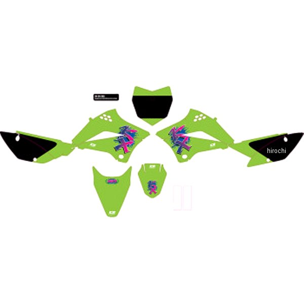 【USA在庫あり】 D'cor Visuals グラフィックキット KX RETRO 21年-24年 KLX110R 4302-7206 HD店