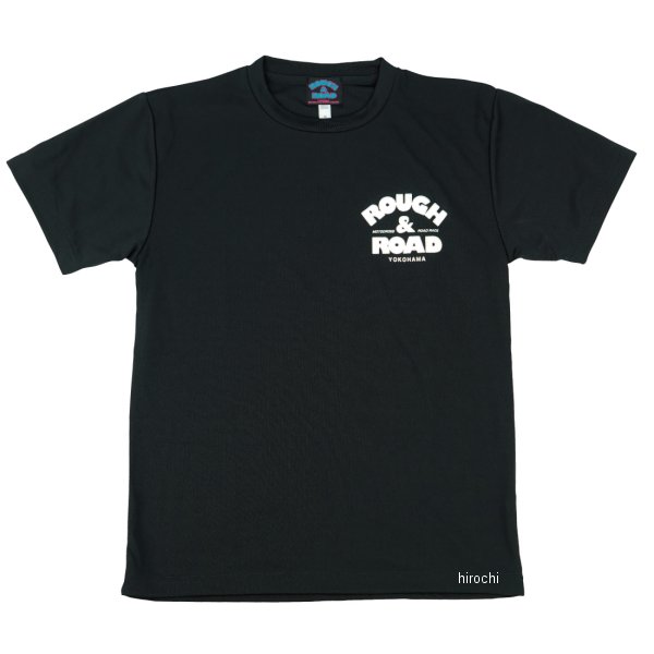 ラフ&ロード ラフ ロコ ドライTシャツサイズ:LLカラー:ブラック素材:ポリエステル1983年ラフ＆ロード創業当時のデザインを復刻。ロコ＝地元横浜を表現した名前。創業当時をなつかしむお客様、またはラフ＆ロードファンに是非着ていただきたいTシャツです。吸汗・速乾素材採用で、サラサラ快適な着心地、酷暑の夏アクティブに行動するライダーにうってつけのアイテム。RR1005BK4楽天 HD店　