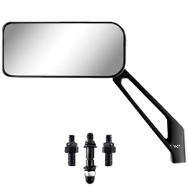 【USA在庫あり】 パーツアンリミテッド PARTS UNLIMITED ミラー 左右共通 汎用 黒 0640-1692 HD店