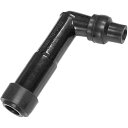 【USA在庫あり】 ケーアンドエス K&S プラグキャップ 120°エルボー 14mm 黒 2104-0395 HD店