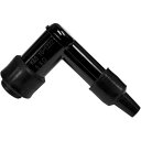 【USA在庫あり】 ケーアンドエス K&S プラグキャップ 90°エルボー 10/12mm 黒 2104-0403 HD店