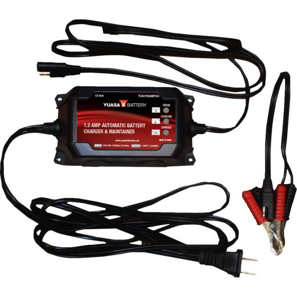 YUASA 12V 1A 自動バッテリーチャージャー バッテリー充電器 新品 楽天市場】yuasa バッテリーチャージャー 12v 1.0aの通販