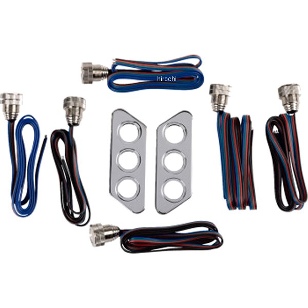 【USA在庫あり】 ポールヤフィー Paul Yaffe テールライトキット サンダーポッド クローム 2010-1519 HD店