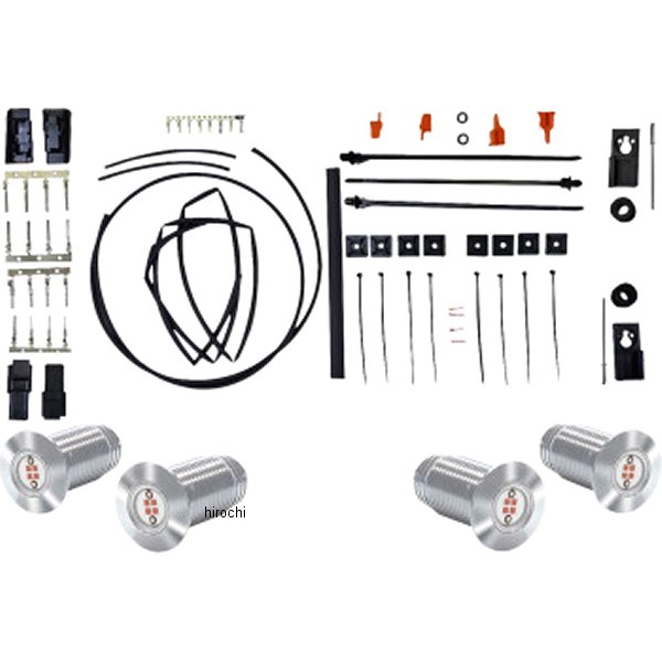 【USA在庫あり】 ポールヤフィー Paul Yaffe テールライトキット ライトニングボルト付き シルバー 2020-2175 HD店