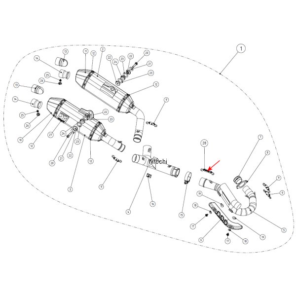 ݥӥå AKRAPOVIC ޥե顼ץ ˥С P-S1/2 HDŹ