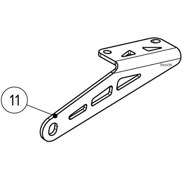 アクラポビッチ AKRAPOVIC ブラケット SS 左側 11年以降 ドゥカティ モンスター696 P-X123 HD店