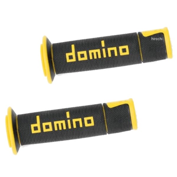 ドミノ domino グリップ レーシングタイプ A450R 汎用 黒/黄 A45041C4740 HD店