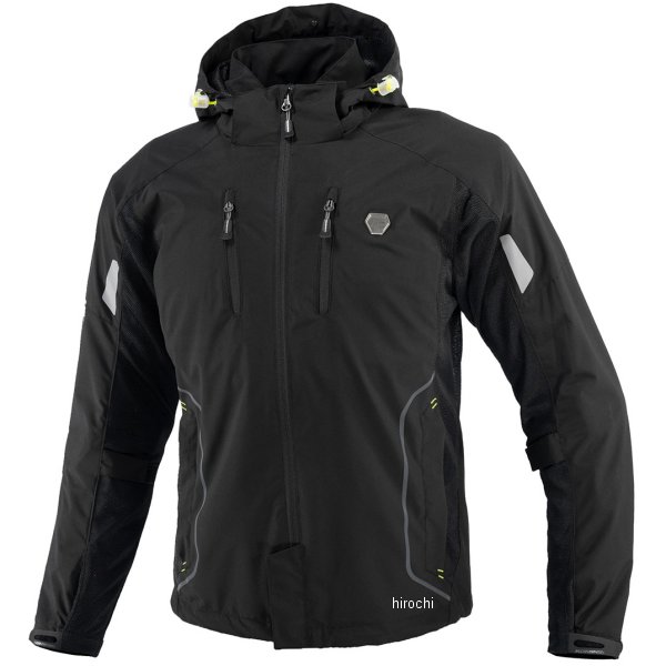 【メーカー在庫あり】 コミネ KOMINE 春夏モデル プロテクトハーフメッシュパーカ ゲンリ 黒 Lサイズ J..