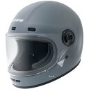 【メーカー在庫あり】 HK-190 コミネ KOMINE ネオレトロフルフェイスヘルメット バサルトグレー Mサイズ 01-190 HD店(2)