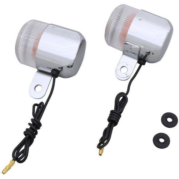 【メーカー在庫あり】 シフトアップ SHIFTUP ネオクラシックウインカー12v/10w クリア 左右セット 200172-10 HD店