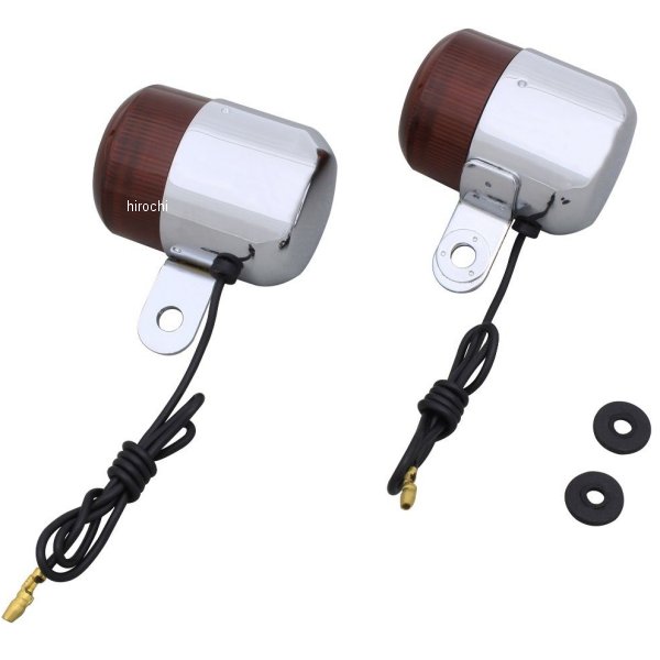 【メーカー在庫あり】 シフトアップ SHIFTUP ネオクラシックウインカー12v/10w ダークオレンジ 左右セット 200372-10 HD店