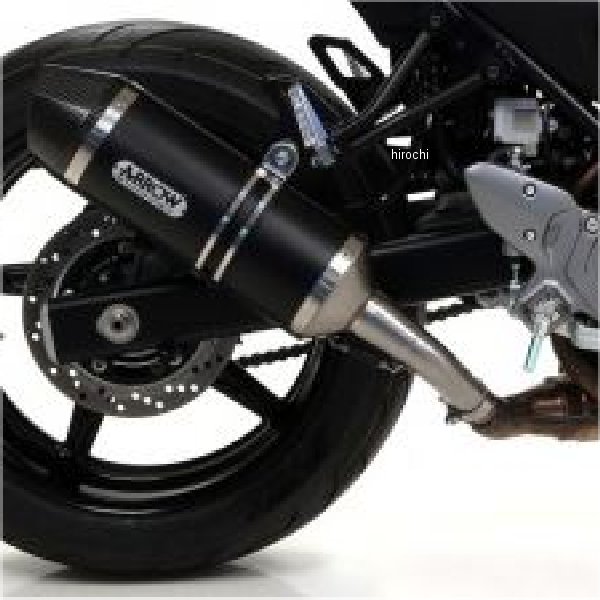 アロー ARROW 車検対応スリップオンマフラー Race-Tech 21年-23年 SV650 アルミダーク/カーボンエン 71846AKN-71645MI-21 HD店