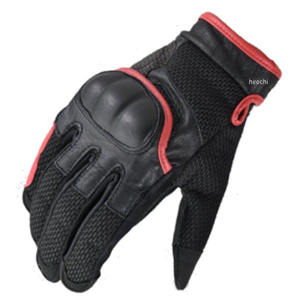 【メーカー在庫あり】 デイトナ DG-009 ショートエアフローメッシュグローブ 赤 Lサイズ 46014 HD店