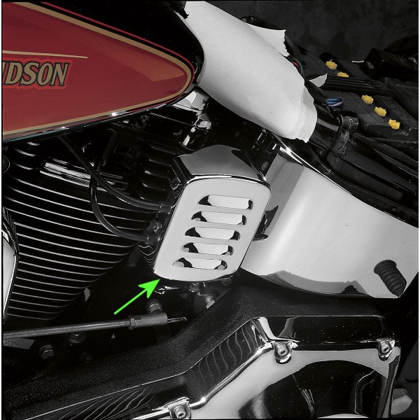 【USA在庫あり】 DRAG コイル カバー イグニッション ルーバー 65年-99年 Big Twin DS-376610 HD店