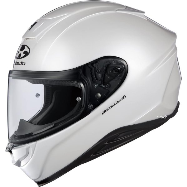 【メーカー在庫あり】 オージーケーカブト OGK KABUTO エアロブレード6 パールホワイト Lサイズ 4966094609030 HD店