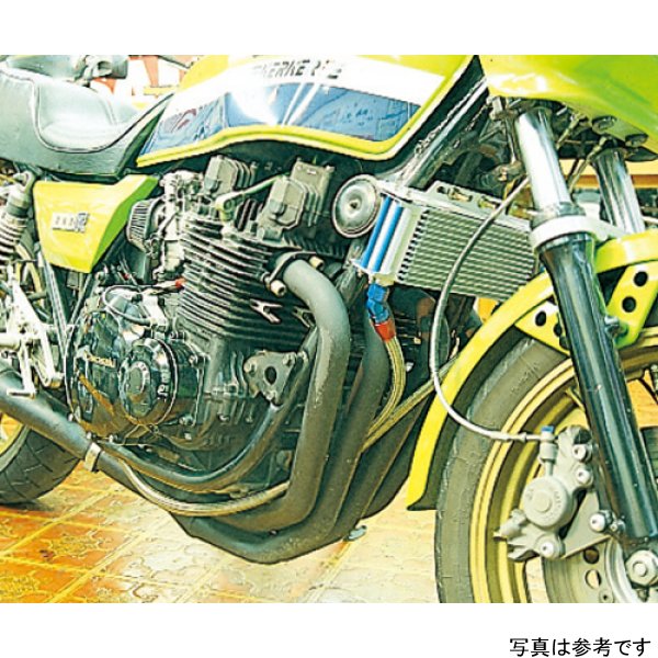 ACTIVE アクティブ オイルクーラーキット サイド廻し/ストレート #8 9-13R Z1000R、Z1000J シルバー AC14057313 HD店