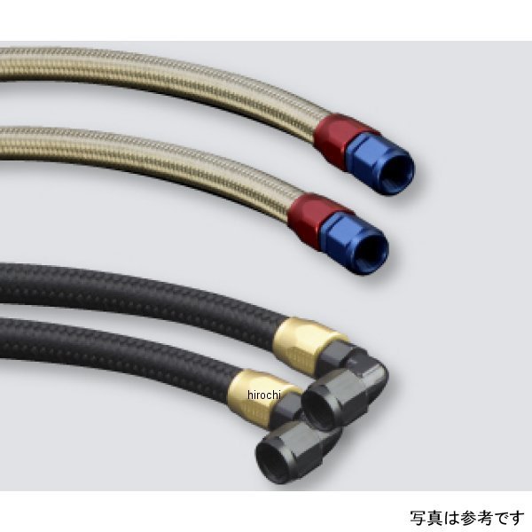 ACTIVE アクティブ オイルクーラーホースセット サーモ対応 ラウンド #6 11-16R ゼファー1100、ゼファー1100RS ブラック仕様 AC14057235BC HD店
