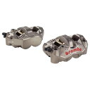 ブレンボ brembo GP4-RS ラジアル モノブロック 4P キャリパー 左右セット φ30 チタニウムアルマイト レッドロゴ 220.C783.10 H...