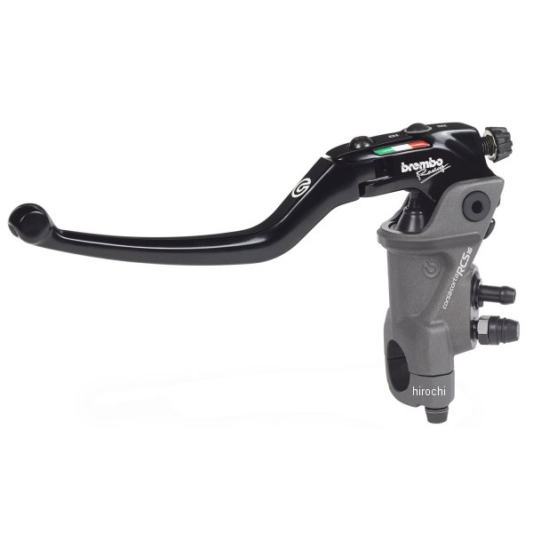 ブレンボ brembo RCS コルサコルタ ラジアル クラッチマスターシリンダーφ16 レバーレシオ 16/18mm スタンダードレバーシールキットの設定なしオーバーホール対応可レバーレシオ16mm/18mm可変式カラー:ハードアルマイト/ブラック重量:400g材質:アルミニウム仕様:スタンダードレバー 可倒式仕上げ(表面処理):ハードアルマイト付属品:バンジョーボルト、ステッカーピストン径:16mm製法:鍛造ハンドル径:取付部：22.2φタンク:無しミラーホルダー:無しレバーレシオ:16mm/18mm可変式オーバーホール対応:可オプション:品番：110.C740.80，110.C740.81，110.C740.90，110.C740.91，110.A263.86，110.A263.86SGリペア:品番：110.C740.94，110.C740.07，105.3246.11，06.2228.97，06.2196.13，110.3127.10，110.C740.77，110.C740.88関連商品 マスターシリンダー:品番：110.C740.10，110.C740.40，110.C740.30，110.A263.50110.C740.50楽天 HD店　