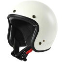 【メーカー在庫あり】 ライズ RIDEZ ジェットヘルメット TQ オフホワイト Lサイズ(59-60cm未満) TQ-OW HD店
