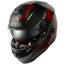 【メーカー在庫あり】 ウインズ WINS フルフェイスヘルメット A-FORCE RS FLASH type C カーボン/アイアンレッド Sサイズ 4560385770548 HD店(2)