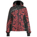 【メーカー在庫あり】 ロッソスタイルラボ Rosso StyleLab 秋冬モデル ソフトシェルジャケット レッドフラワー/黒 Mサイズ ROJ-991 HD店
