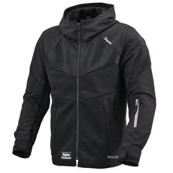 【メーカー在庫あり】 デイトナ DJ-010 ハーフメッシュパーカー 黒 2XLサイズ 46765 HD店