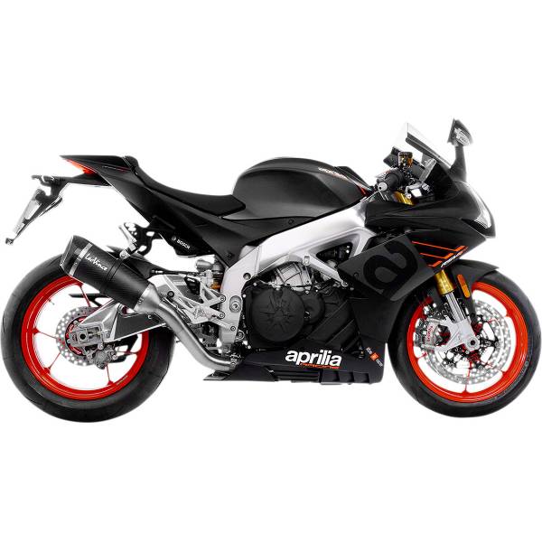 【USA在庫あり】 LEOVINCE Factory S スリップオンマフラー 17年-20年 アプリリア RSV4 RR 黒 1811-3885 HD店
