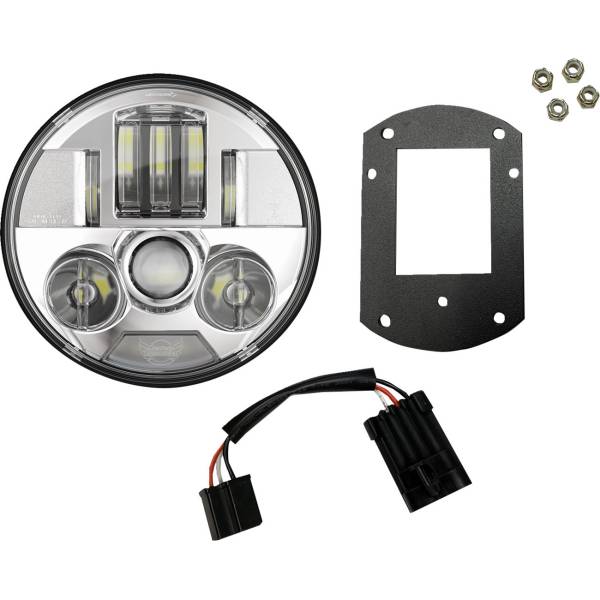 【USA在庫あり】 カスタム ダイナミクス Custom Dynamics ProBEAM ヘッドライトキット 5-3/4" 22年 ハーレー FXRST クローム 2001-2739 HD店