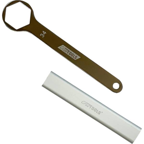 【USA在庫あり】 クルーズツールス CruzTOOLS 34mm 延長ハンドル付きアクスルレンチ 黒 3811-0133 HD店