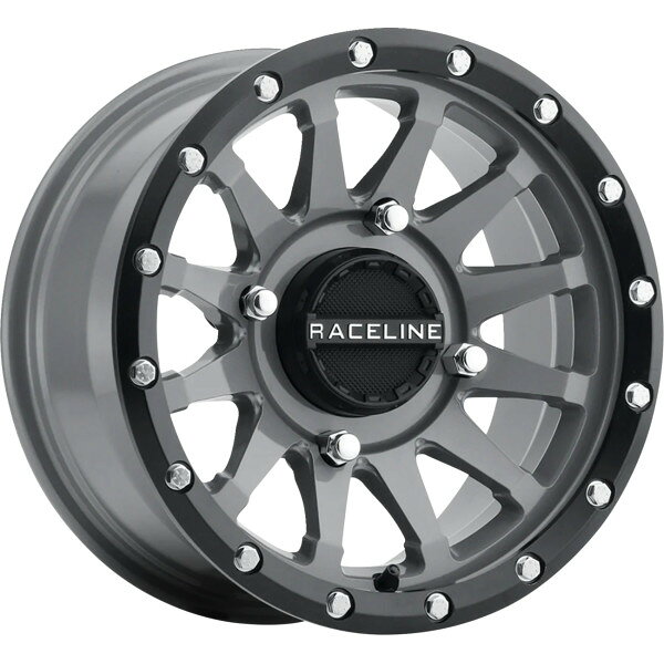  Raceline Wheels Trophy Simulated Beadlock ホイール 14x7 - 4/156 - 5+2 (+10 mm) グレー 0230-1521 HD店