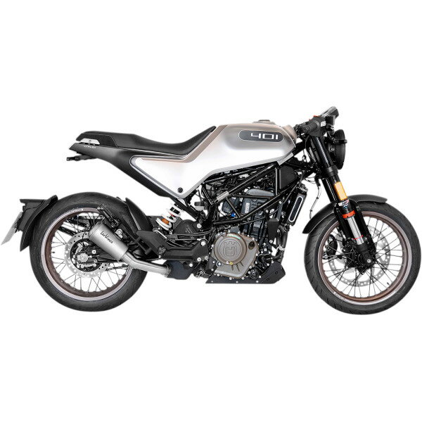 【USA在庫あり】 LEOVINCE LV-10 スリップオンマフラー 20年-23年 ハスクバーナ Vitpilen 401 シルバー 1811-4087 HD店