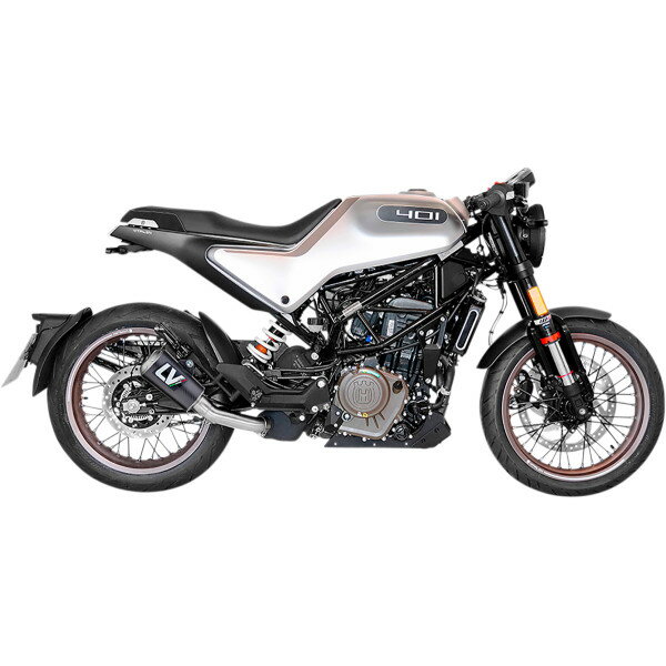 【USA在庫あり】 LEOVINCE LV-10 スリップオンマフラー 20年-23年 ハスクバーナ Vitpilen 401 黒 1811-4135 HD店