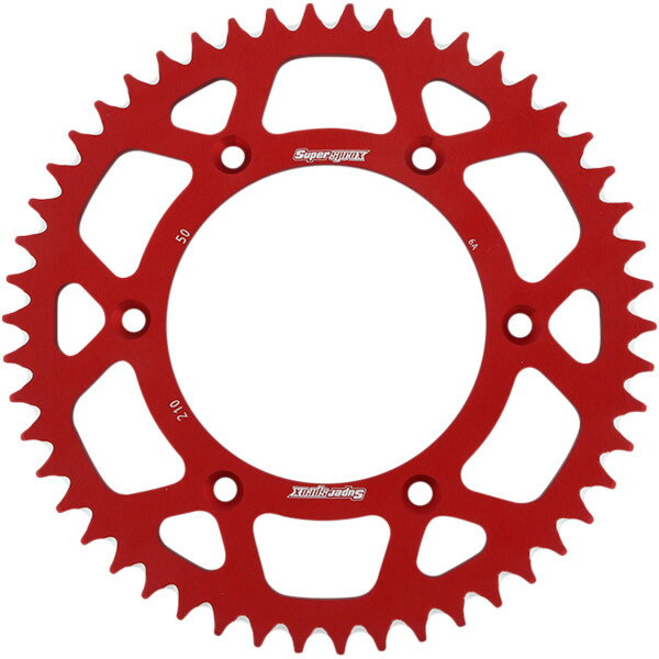 【USA在庫あり】 SUPERSPROX アルミリアスプロケット 520/50T 09年 CRF230M 赤 1211-1925 HD店